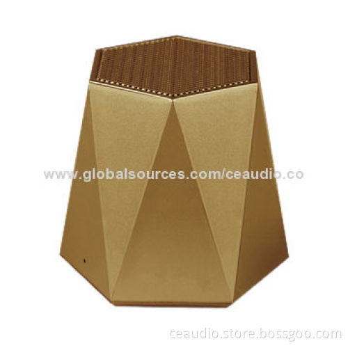 Novelty Bluetooth Speaker with Passive Radiator Bass, Plastic Injection Finish, Aux-in, Gift Box